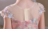 Pink Sequin Flower Girl Dress - Girls Princess Birthday Party Costume Pageant Ball Gown