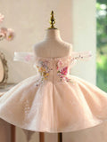 Luxury Flower Girl Dress for Piano Performance and Stage Host Pageant Tulle Gown